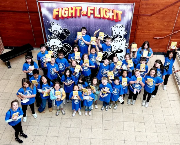 East Liverpool Brainery students experience literary adventure with bestselling author